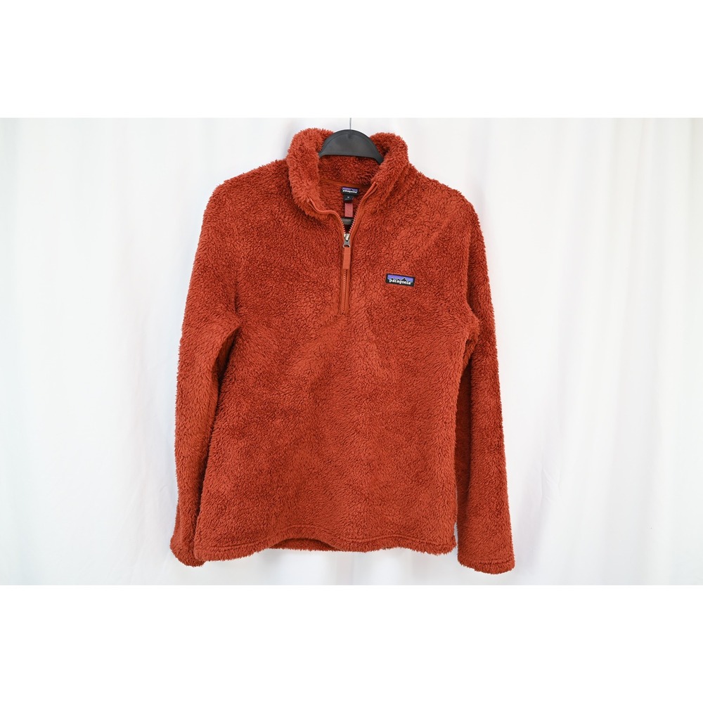Patagonia Los Gatos 1/4 Zip Fleece Pullover Burnt Orange Rust Medium